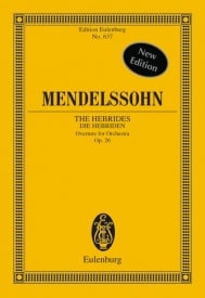 Mendelssohn: The Hebrides Opus 26 (Study Score) published by Eulenburg